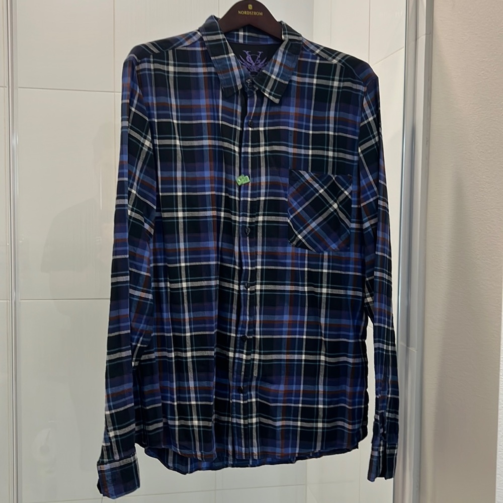 Voodoo Guru Long Sleeve Button Down Shirt